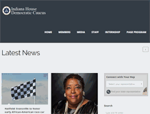 Tablet Screenshot of indianahousedemocrats.org